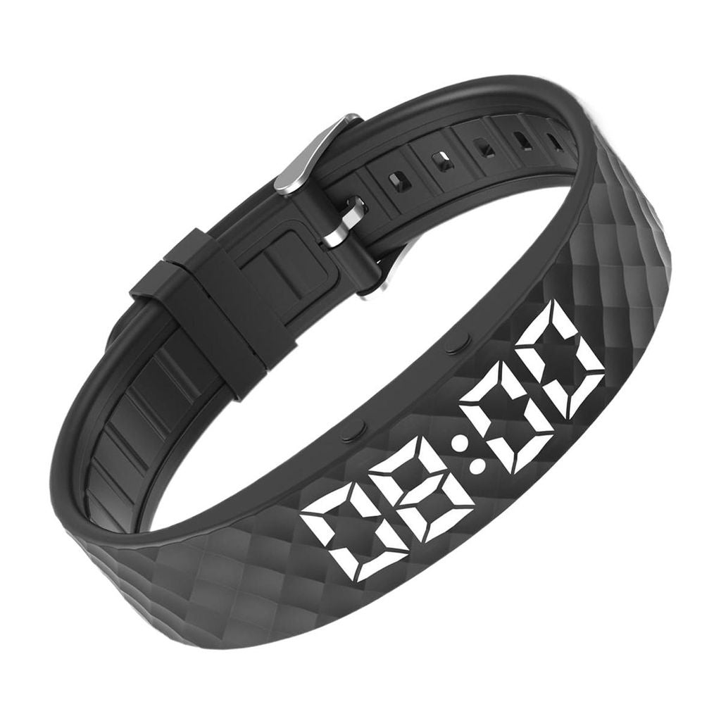 PRO-SLEEP™ Premium Vibrations-Wecker Smartwatch Armbanduhr Schrittzähler Fitness Tracker