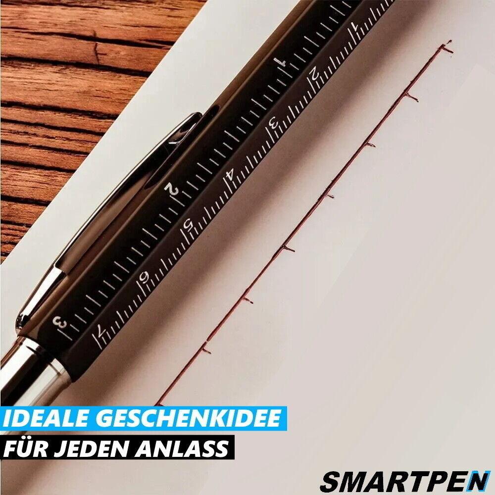 SMARTPEN Multifunktionskugelschreiber Wasserwaage Touchpen Schraubendreher 6in1