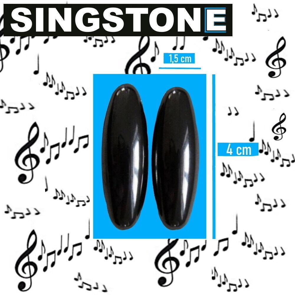 SINGSTONE Zwitschermagnete Magnete Rattle Snake Magnetsteine Klangstein Hämatit