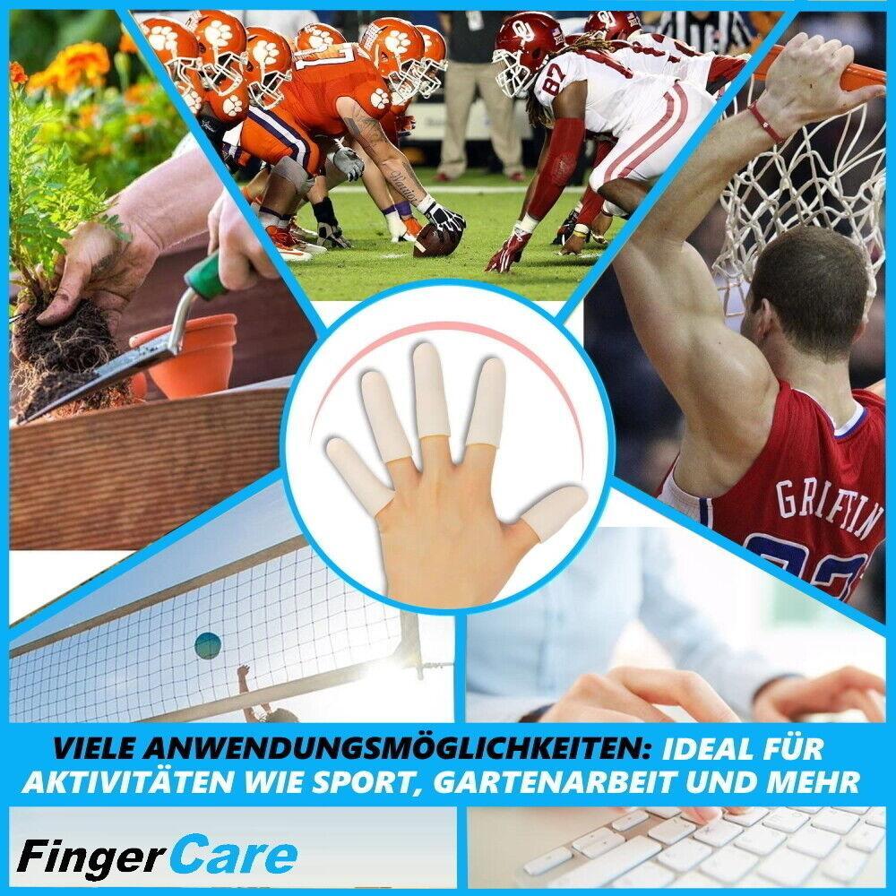 FingerCare Fingerschutz Silikon Fingerlinge Fingerpflaster Fingerkuppenschutz 10