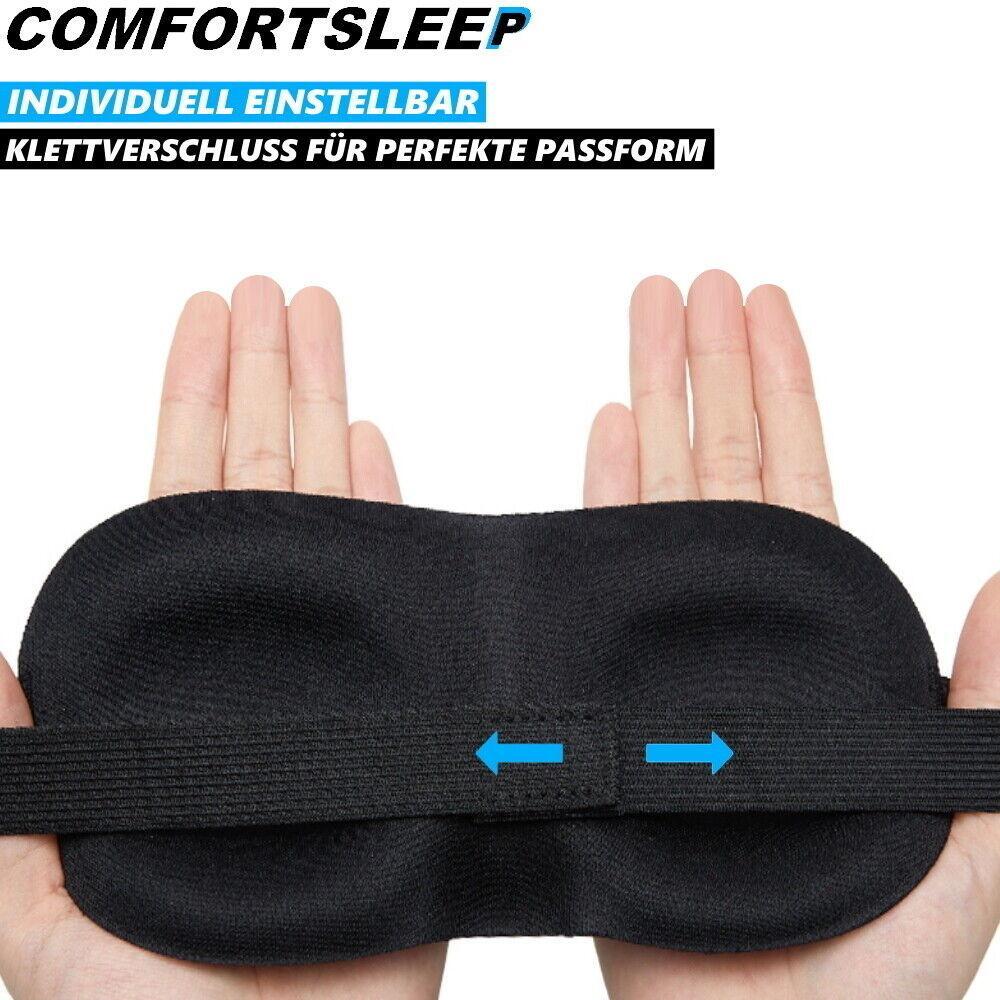 COMFORTSLEEP Augenmaske 3D Premium Schlafmaske Schlafbrille Augenbinde