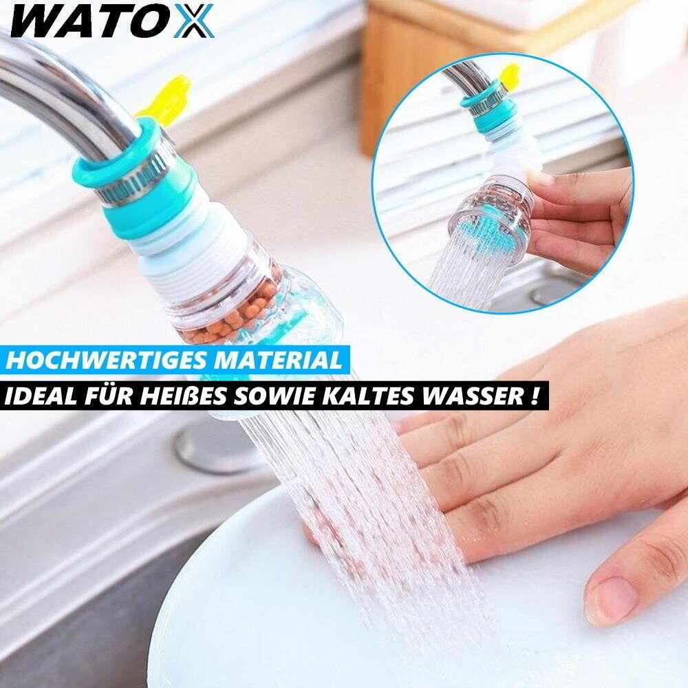WATOX Wasserhahnfilter Beschleuniger Wassersparer Strahlregler Schwenkbrause