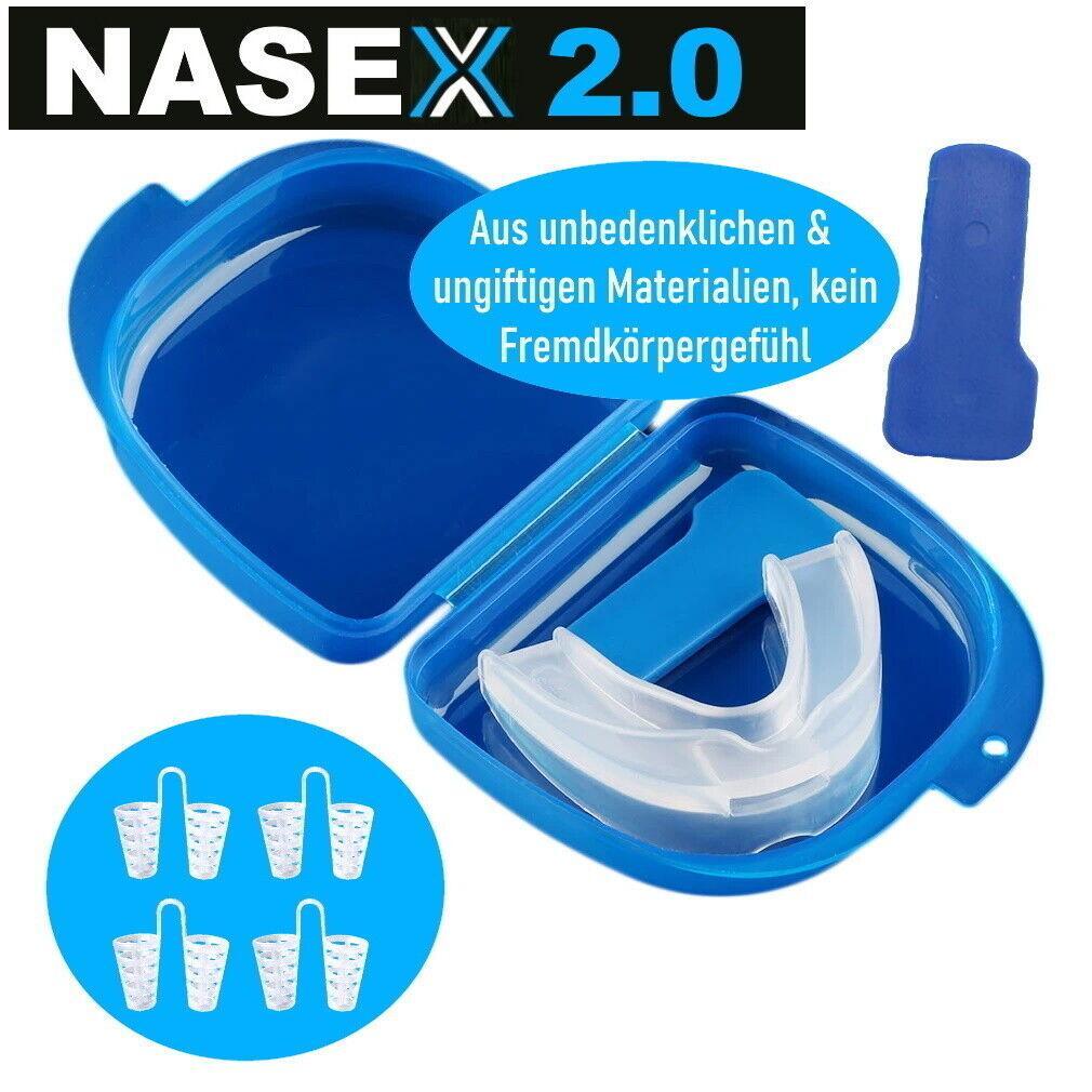NASEX Premium Nasenspreizer & Schnarchschiene Schnarchen Sport Fitness Version2