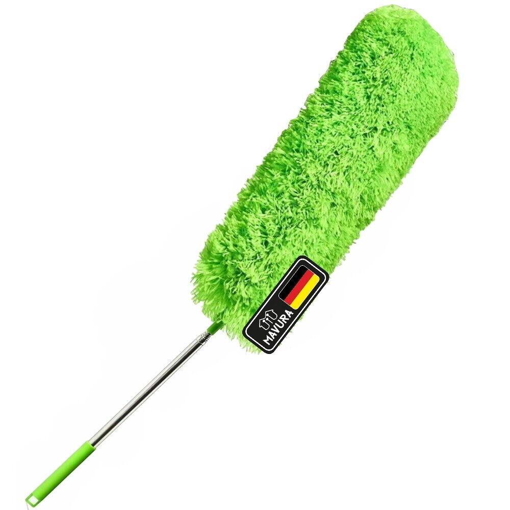 DUSTBEE XXL Teleskop Staubwedel Mikrofaser waschbar 252cm lang ausziehbar