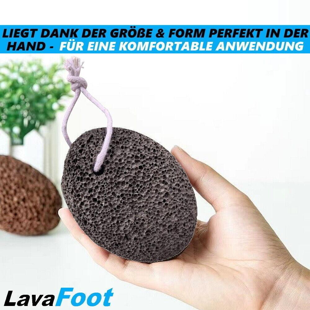 LavaFoot Lavastein Hornhautentferner Hornhauthobel Die alternative zu Bimsstein