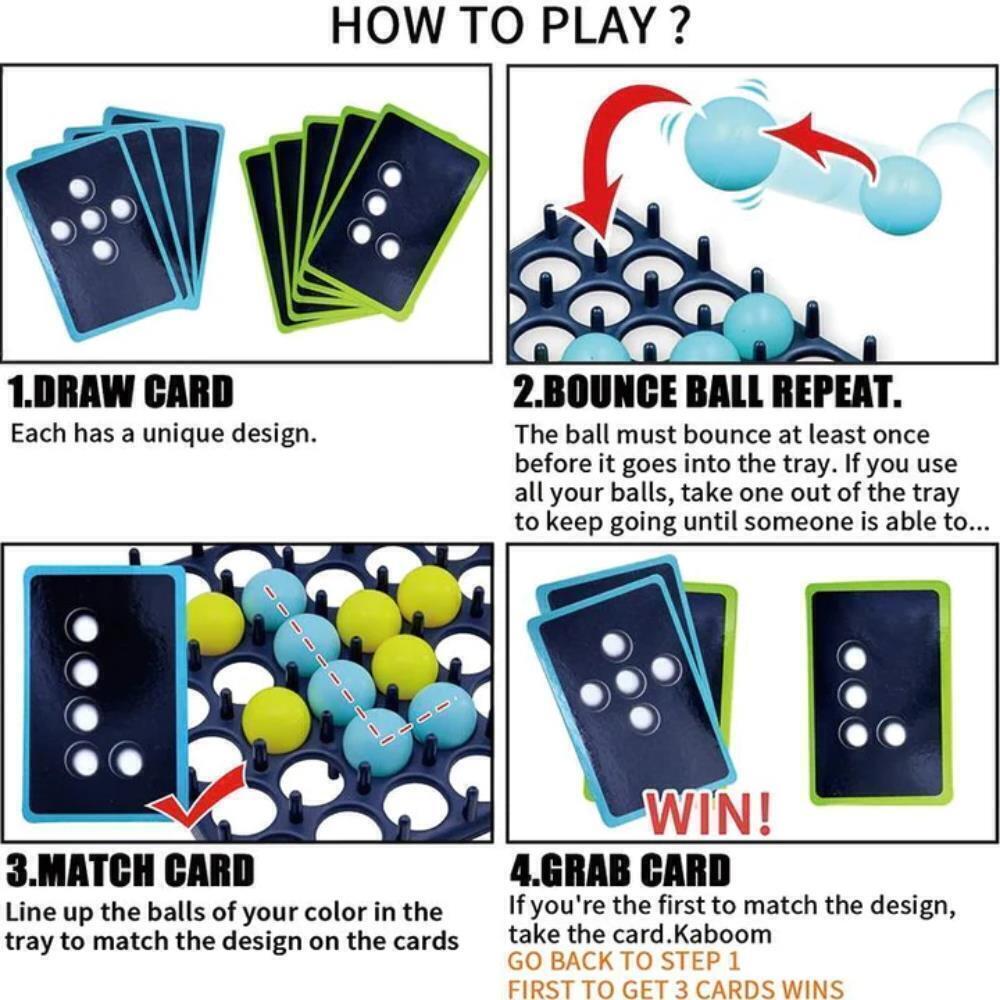 GAME BOUNCE Partyspiel Trinkspiel Saufspiel Gesellschaftsspiel Beer Off Bounce