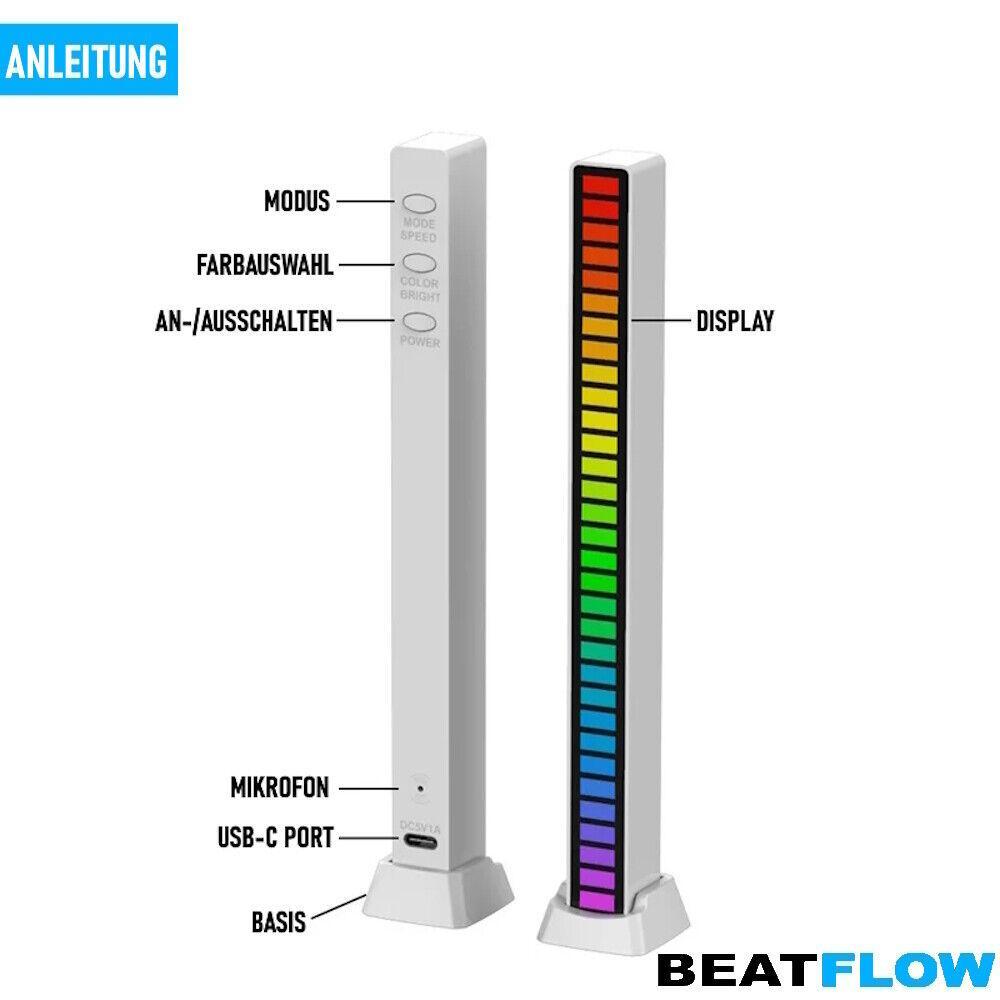 BEATFLOW RGB Lightbar LED Ambiente Lampe Licht Smart Music Sync Backlight TV