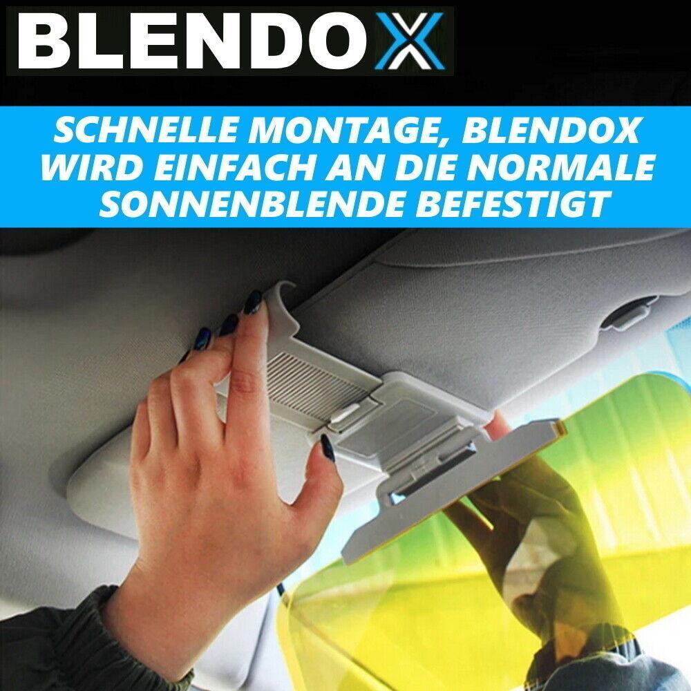 BLENDOX Blendschutz Sonnenschutz Sonnenblende Verlängerung Nachtsicht Visier KFZ