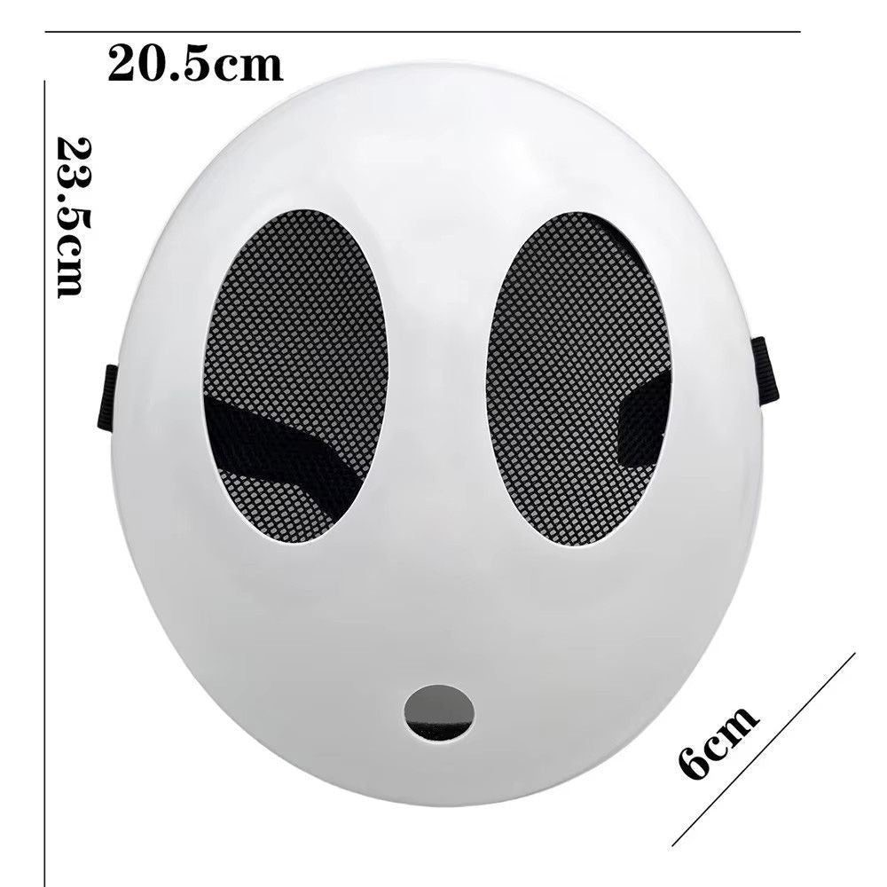 Shy Guy Maske für Cosplay Halloween Party Karneval Unisex DE.