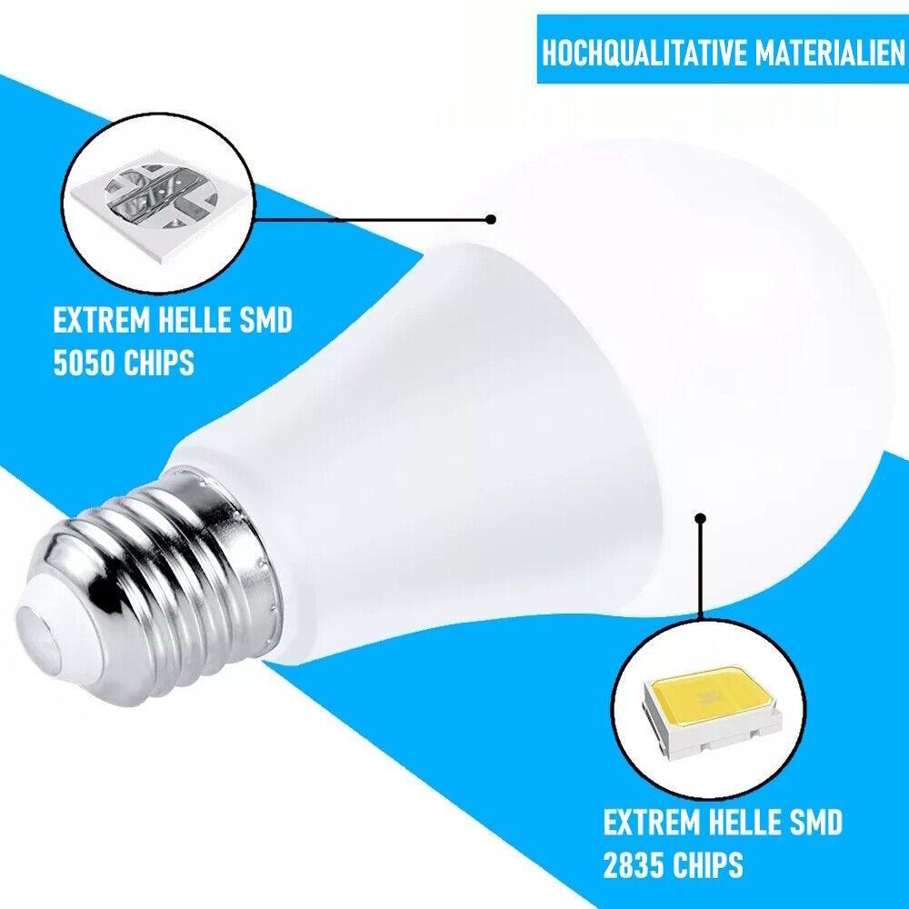 FIREFLY RGB Birne Farbwechsel Lampe Bunte LED Glühbirne Dimmbar m. Fernbedienung