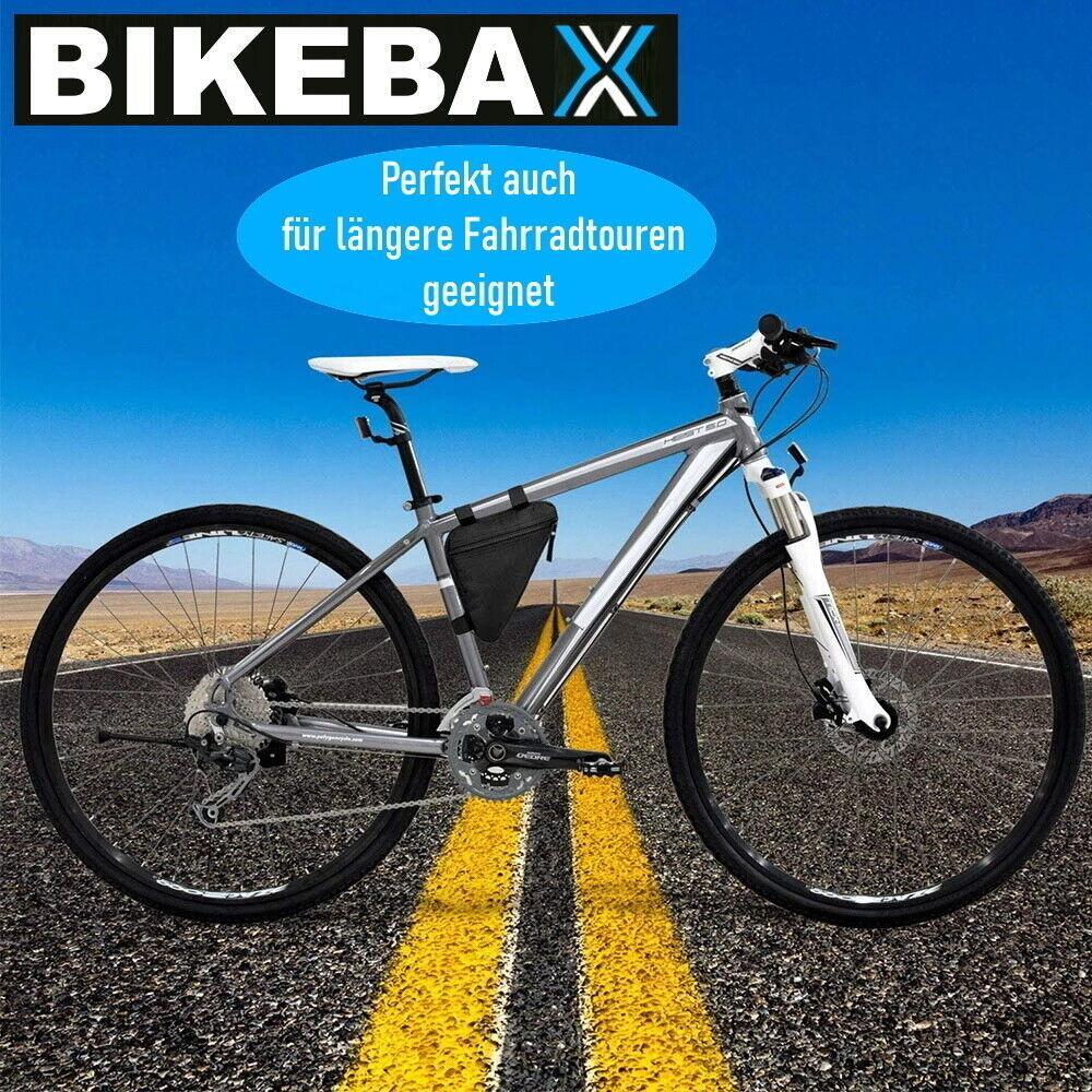 BIKEBAX Fahrrad Rahmentasche Fahrradtasche Dreieckstasche +Reifen Reparatur Set