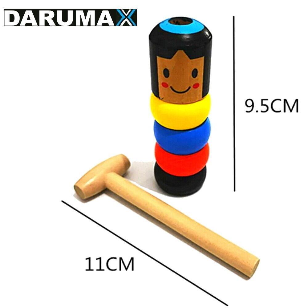 DARUMAX Magische Holzmarionette Unzerbrechliches Holzspielzeug Puppe Zaubertrick