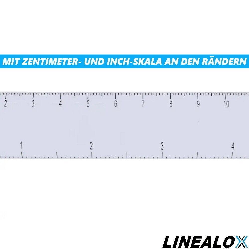 LINEALOX Leselineal Lesestab Lesehilfe Vergrößerungslineal Lupenlineal Lp-2+4x