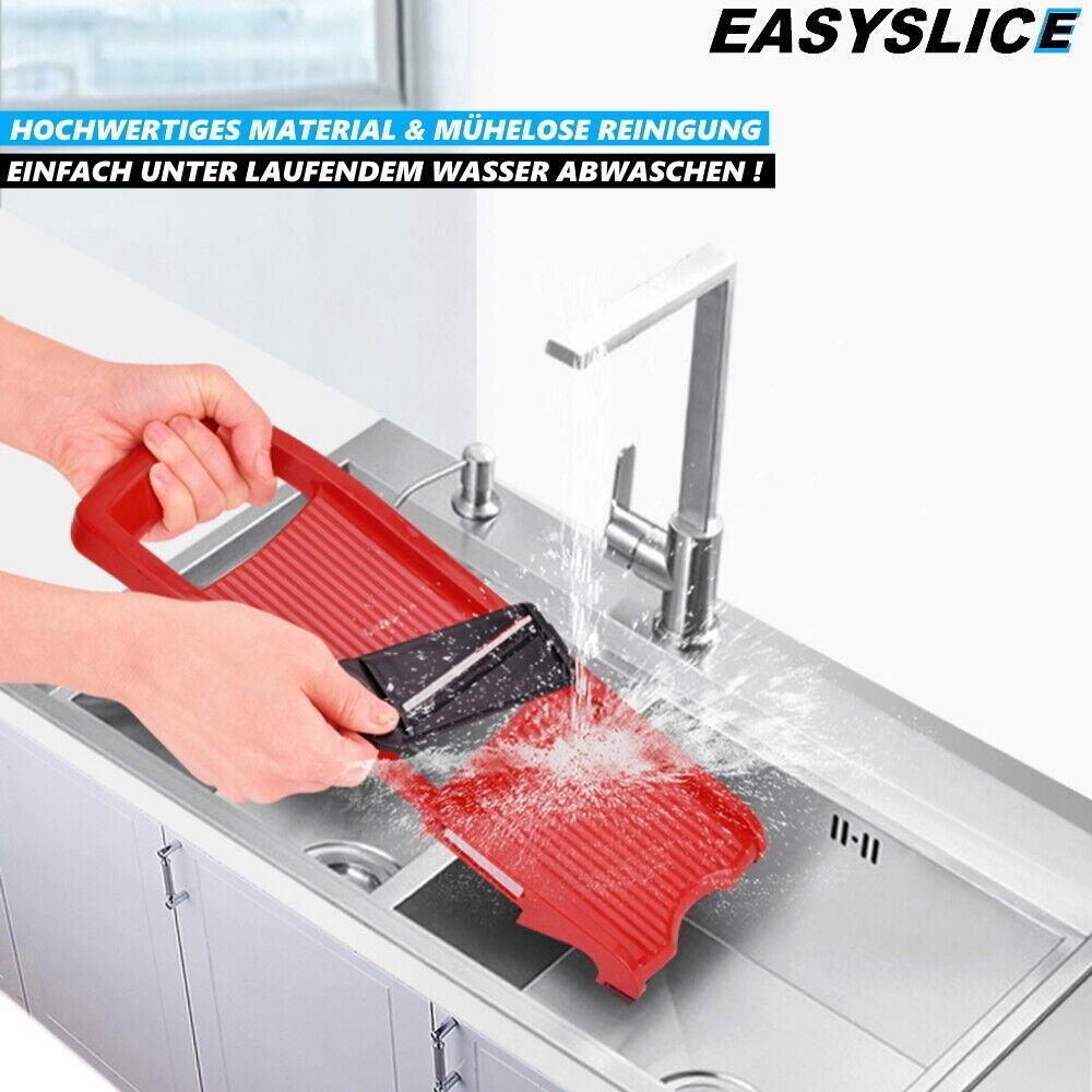 EASYSLICE Mandoline Gemüseschneider Gemüsehobel Multischneider Gemüseschäler