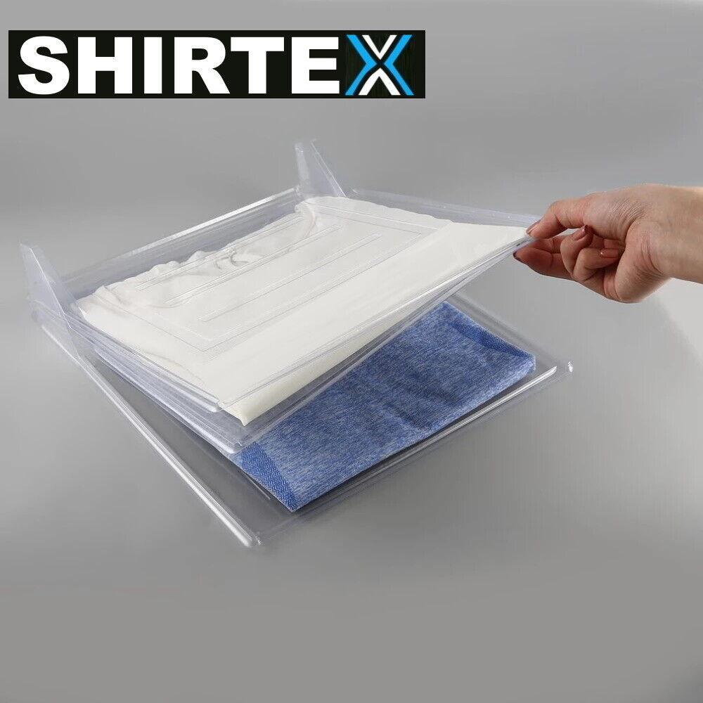 SHIRTEX T-Shirt Organizer stapelbar Aufbewahrungstasche Wäsche Shirts 10er Set