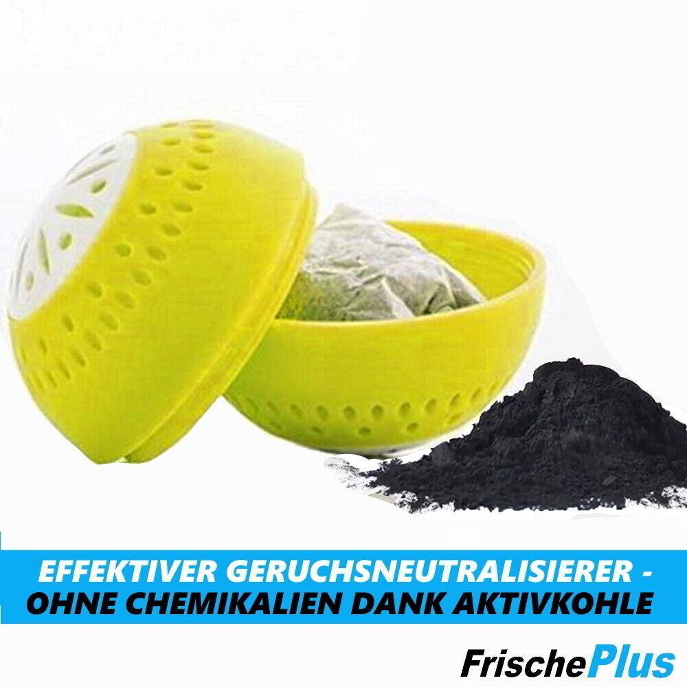FrischePlus Geruchsneutralisierer Geruchskiller Geruchsabsorber Kühlschrank 3er