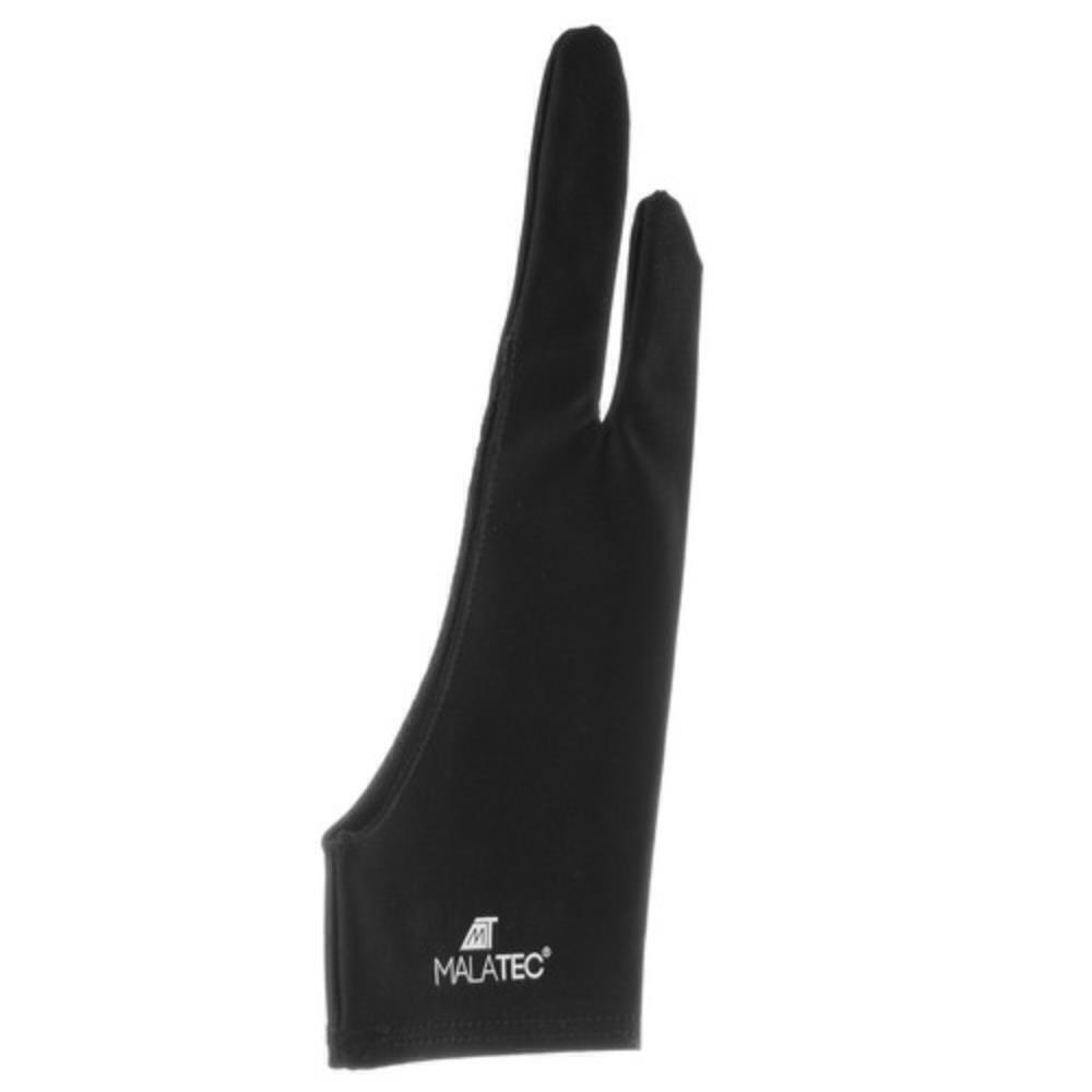 MALATEC Zeichenhandschuh Handschuh Grafiktablett Grafikhandschuh schwarz M