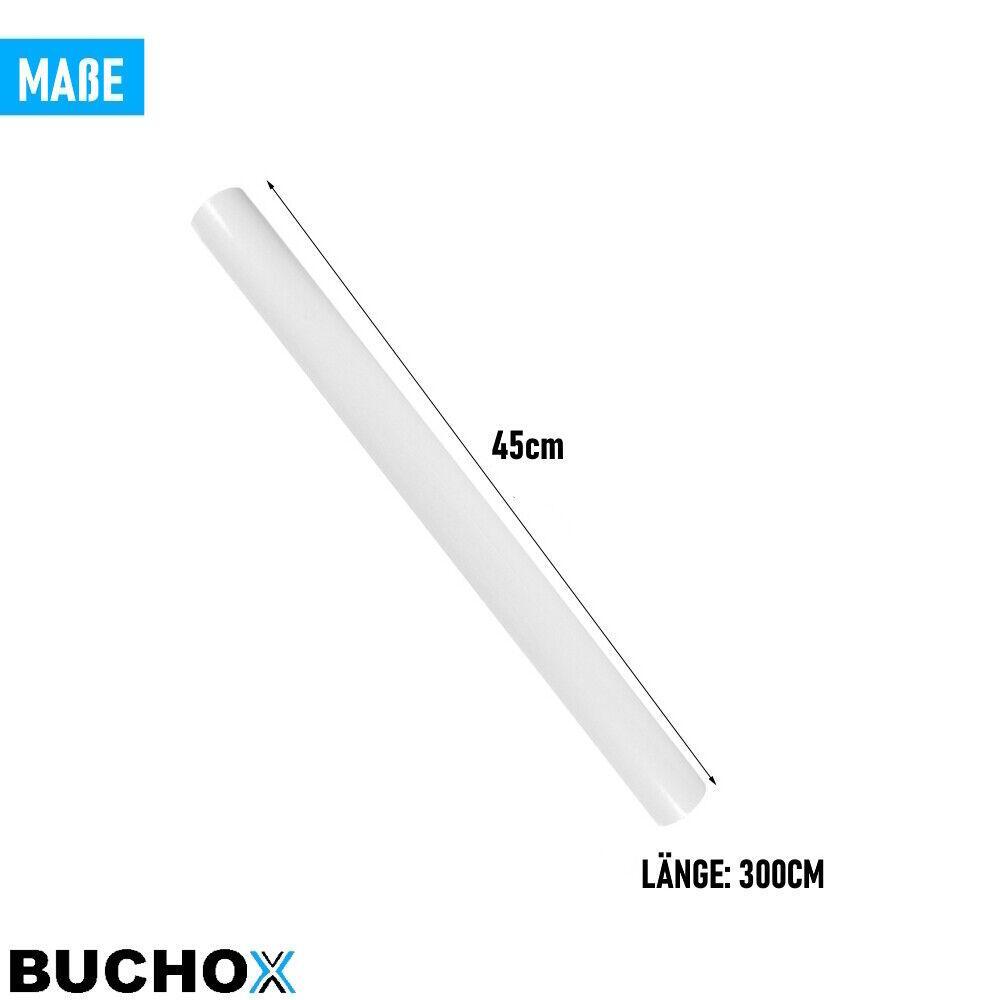 BUCHOX Buchschutzfolie Buchfolie Bucheinschlagfolie selbstklebend transparent