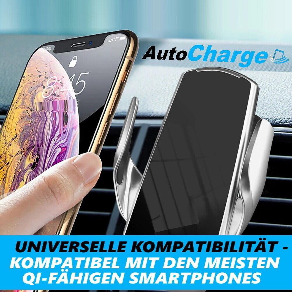 AutoCharge Qi Auto Wireless Charger Handyhalterung KFZ Kabelloses Ladegerät