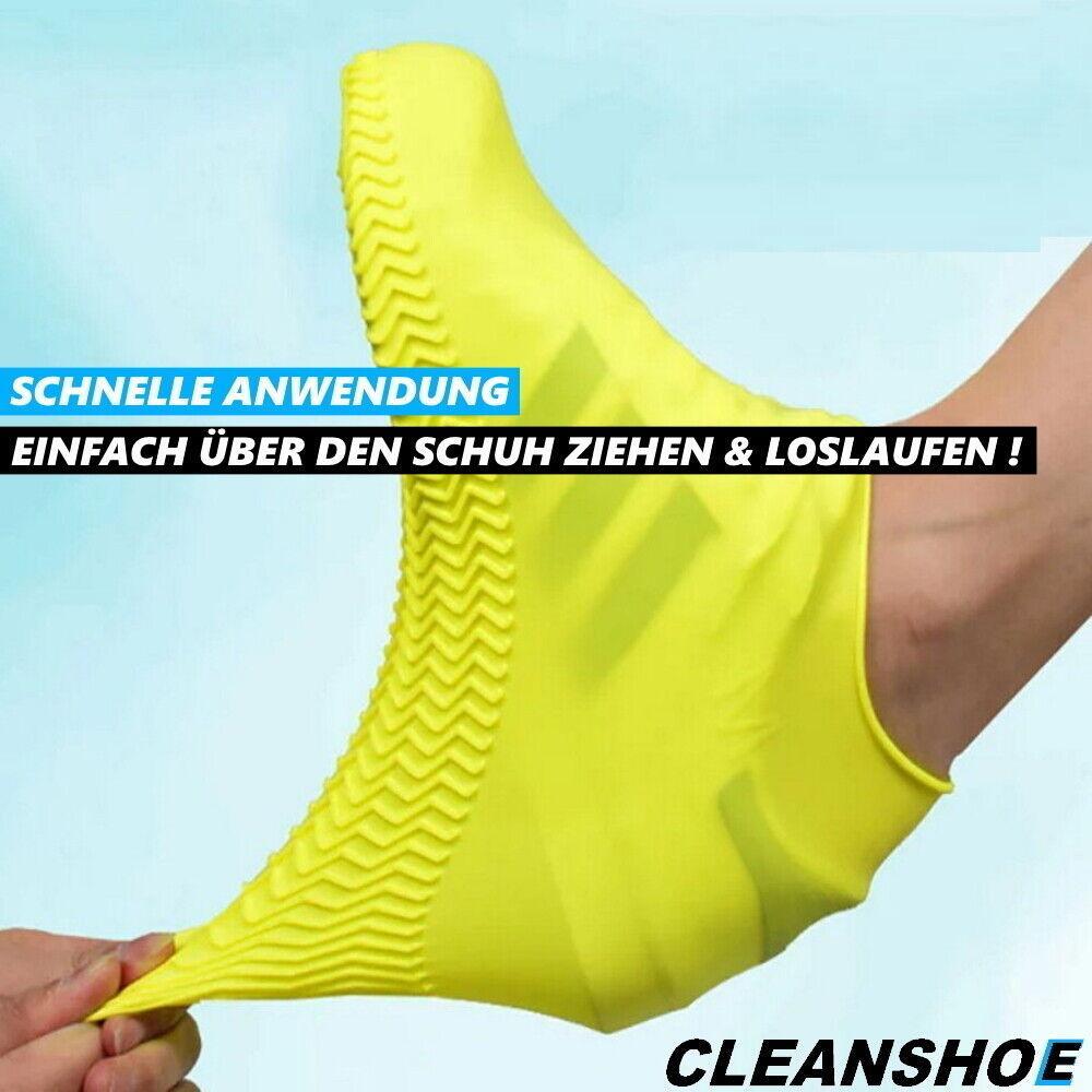 CLEANSHOE Schuhschoner Schuhüberzieher Silikonüberschuhe wasserdichte Überzieher
