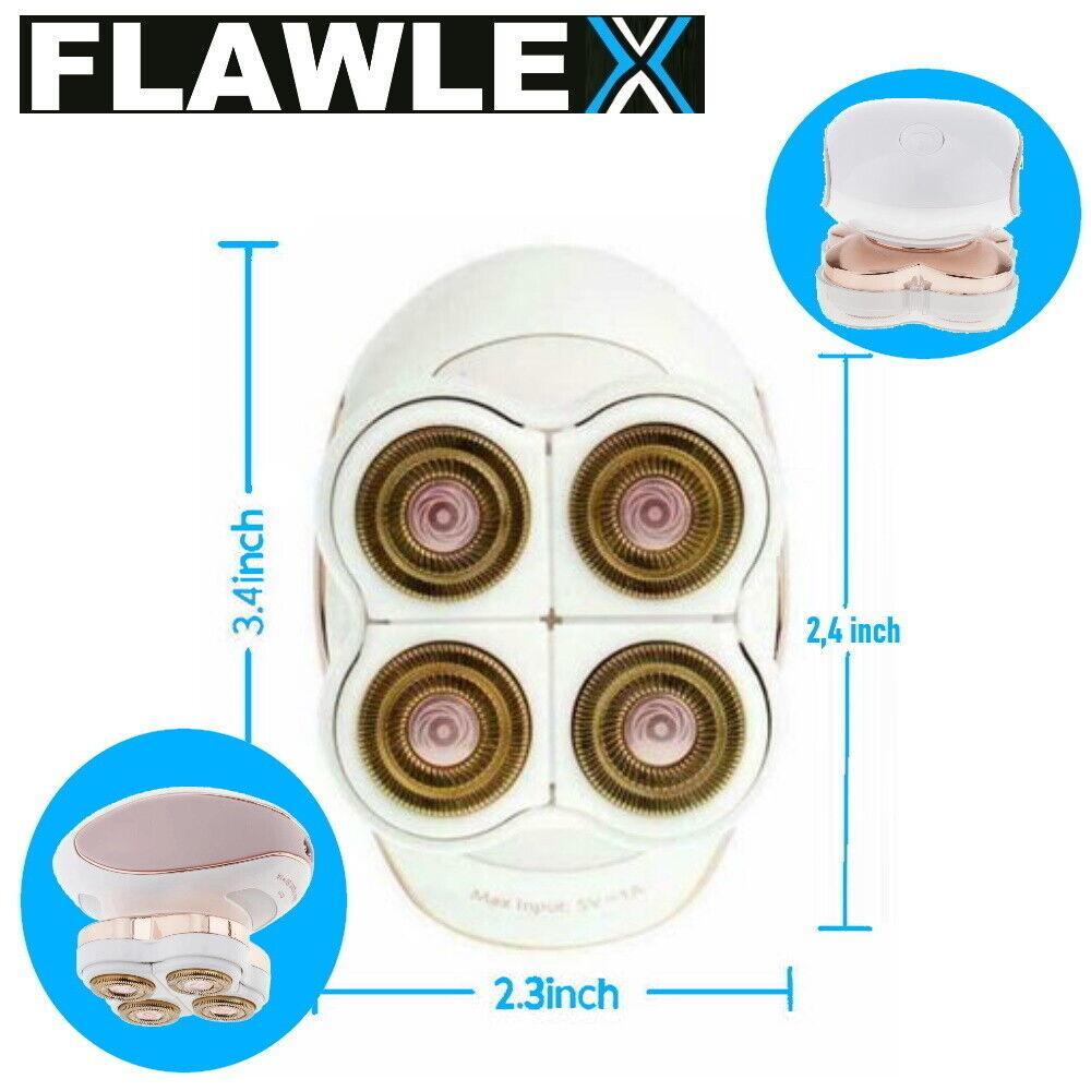 FLAWLEX Haarentferner Epilierer Körper Gesicht Beine Arme Flawless Body Shaver