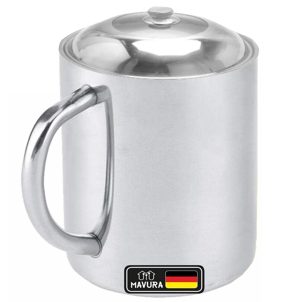 TRINKOX Edelstahl Camping Becher Trinkbecher Kaffee Tasse Mini Outdoor Kochtopf