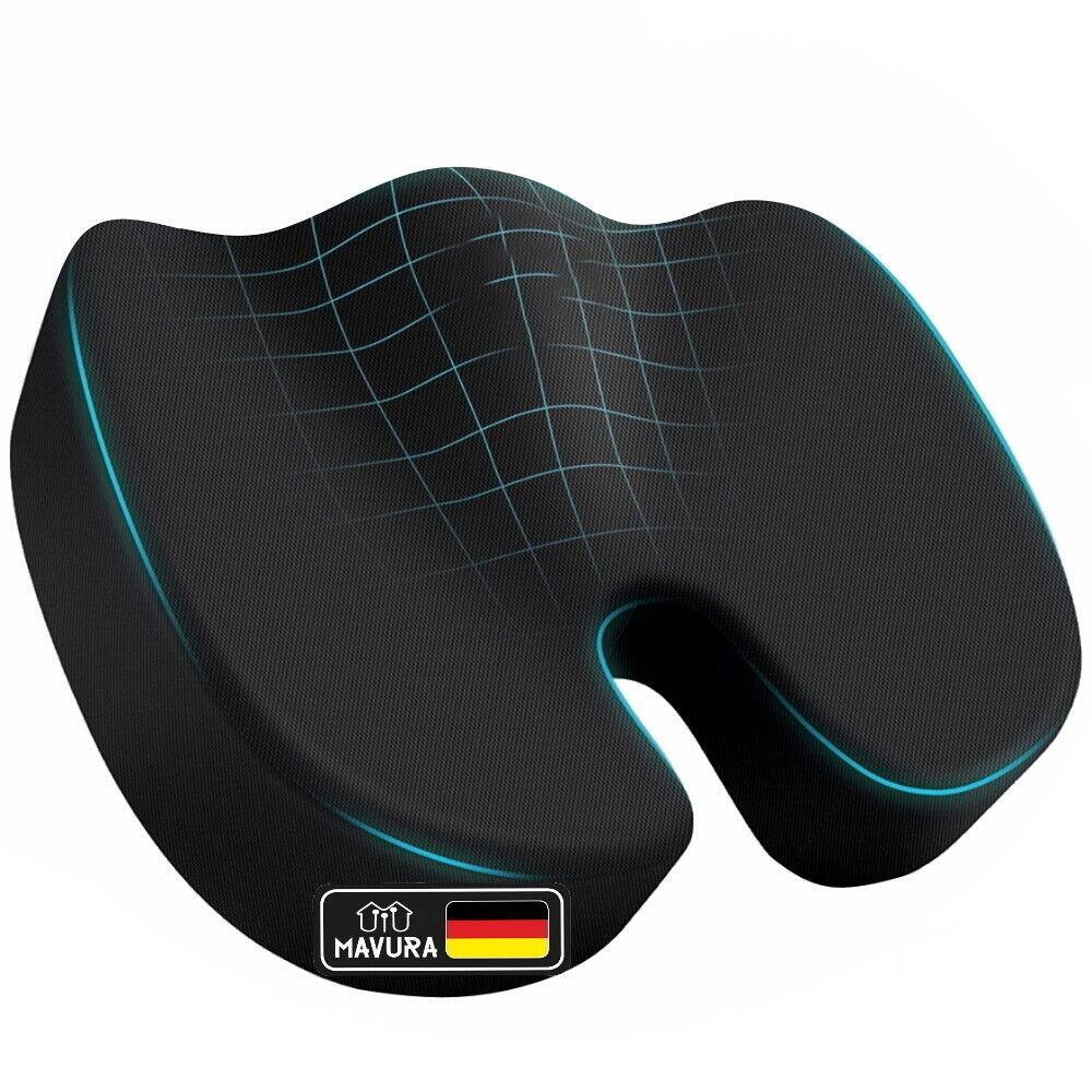 OrthoPad Sitzkissen Orthopädisches Steißbeinkissen Stuhlkissen Sitzerhöhung Foam