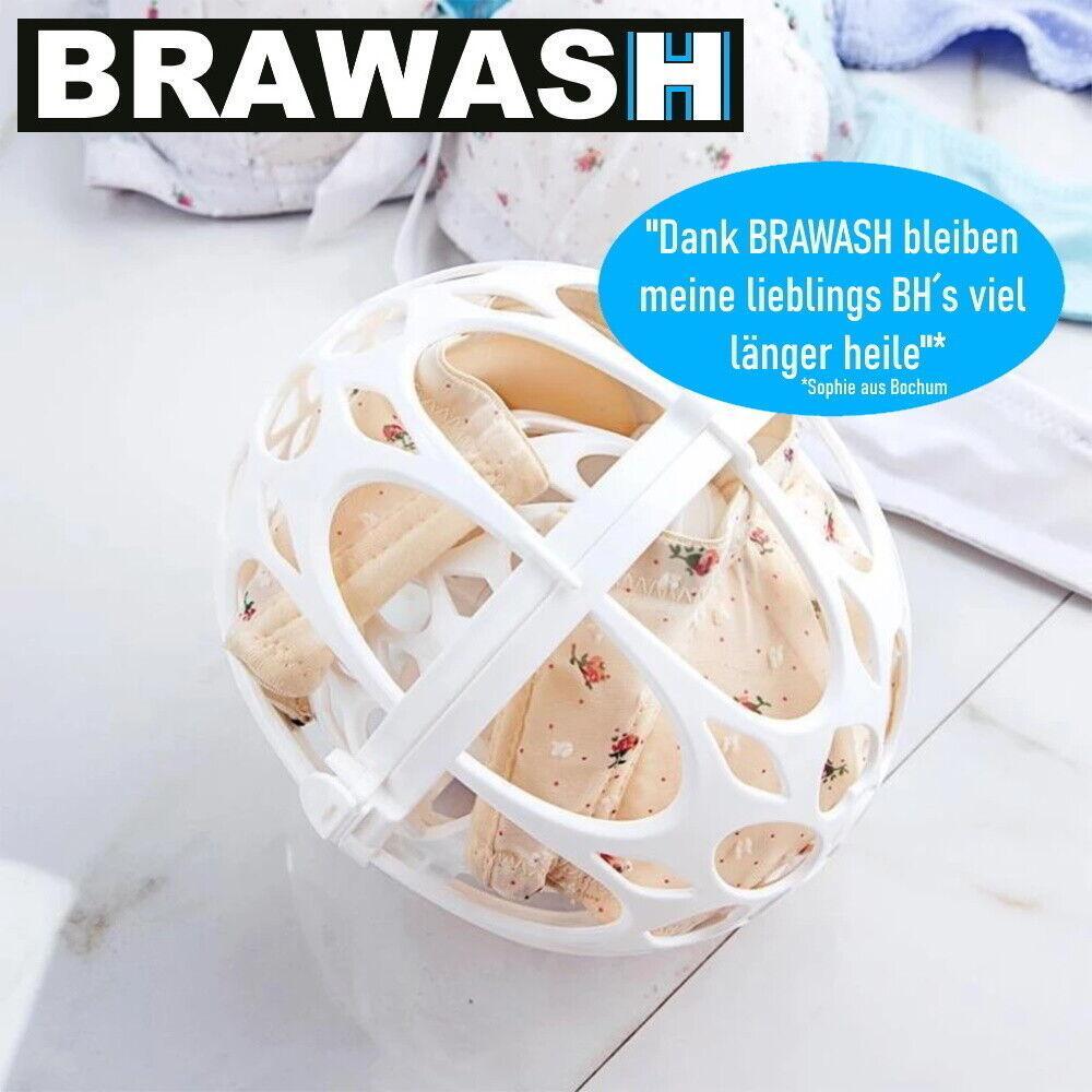 BRAWASH BH Waschkugel Wäschekugel Kugel Set Dessous Bustier Schoner Schutz Ball