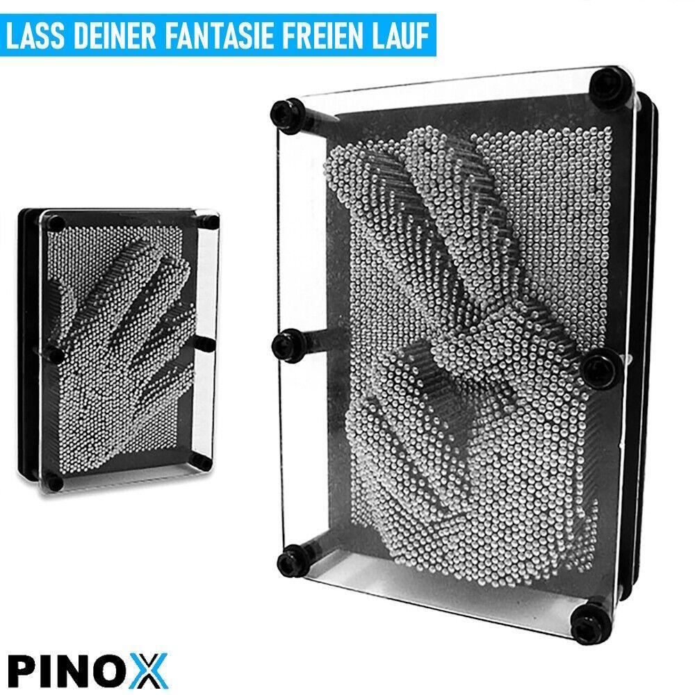 PINOX Pinart 3D Nagelbild Pinpression Nagelbrett Metall Retrospiel Deko