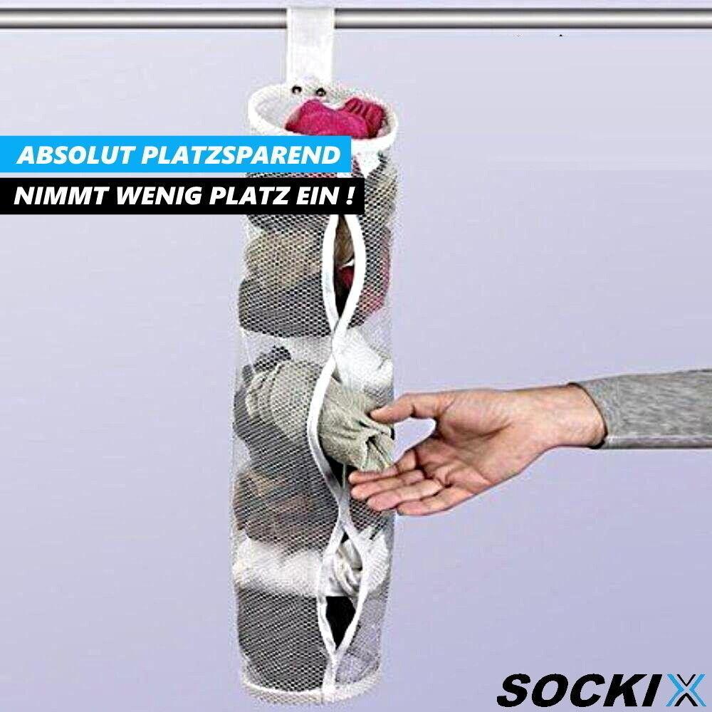 SOCKIX Hänge Organizer Hängeaufbewahrung Hängeregal Socken Unterwäsche