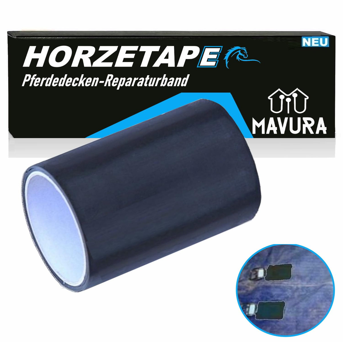 ZELTFIX Reparatur Klebeband Reparaturband Zelt Pool Wasserdicht transparent