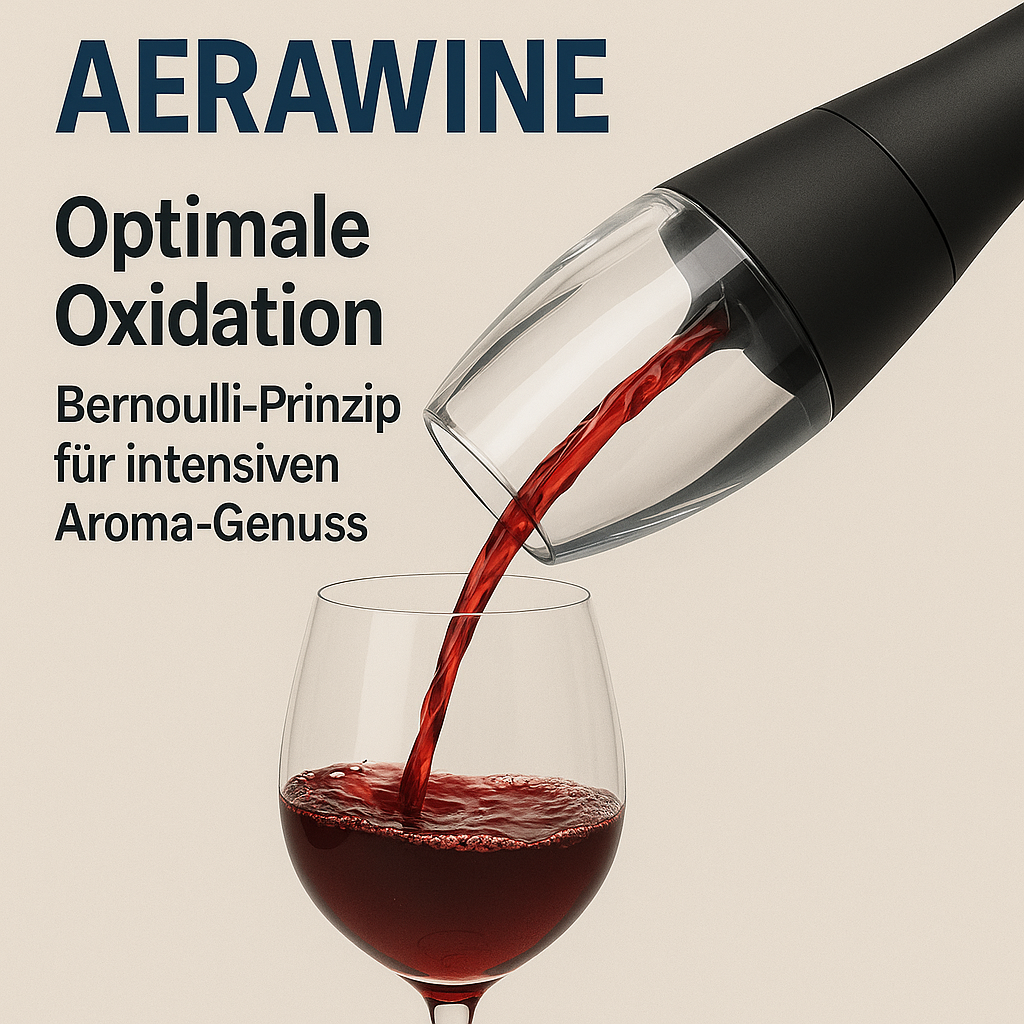 Weindekanter Belüfter für Rotwein Weißwein Whisky Barzubehör DE.