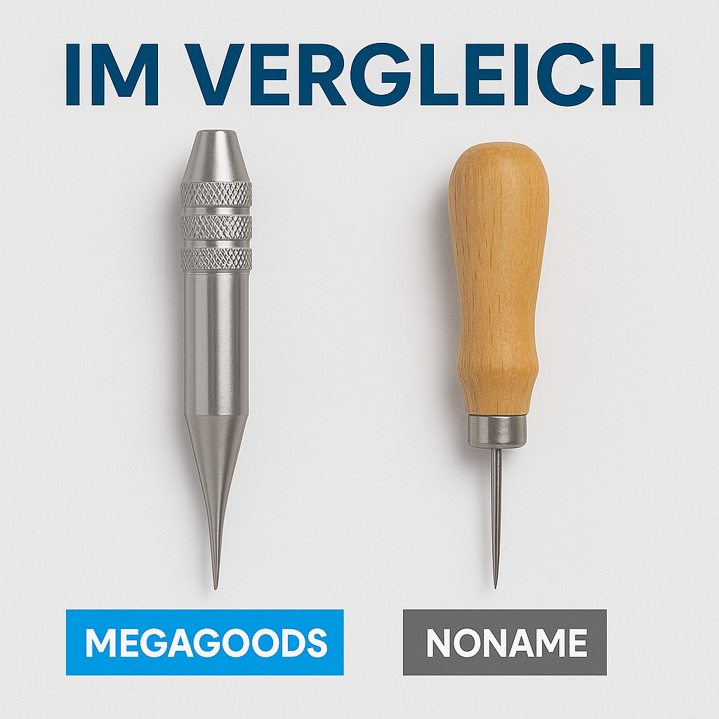 Leder-Nähnadel Set mit Ahle für Zelt Plane Canvas Reparatur DE.