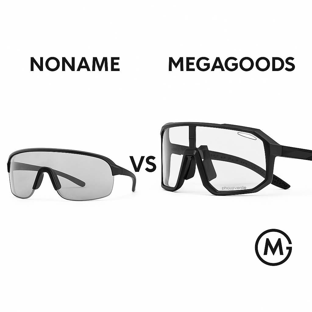 Fahrradbrille Sportbrille photochrom UV-Schutz für Damen Herren DE.