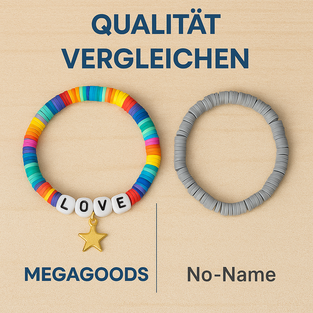 XXL Schmuckperlen Set für DIY Armbänder Ketten u.v.m. 14400tlg DE.