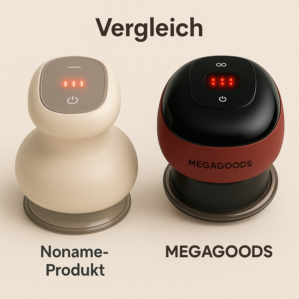 Elektrisches Schröpfmassagegerät mit Wärmefunktion für Rücken Nacken DE.