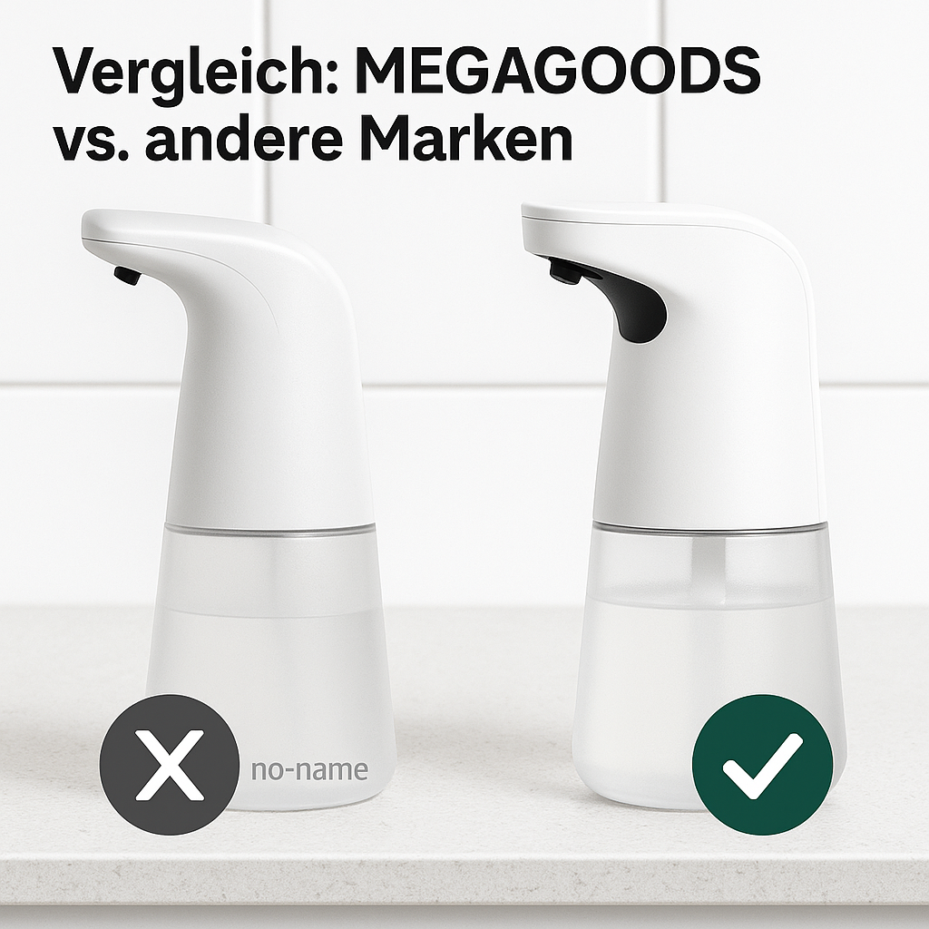 Automatischer Seifenspender Schaum USB wiederaufladbar Sensor DE.