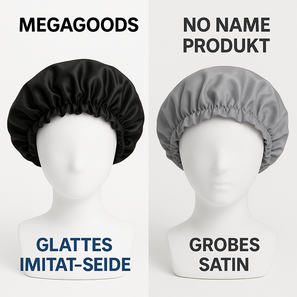 Schlafhaube Satinhaube Haarpflege Mütze für Locken Nachtmütze DE.