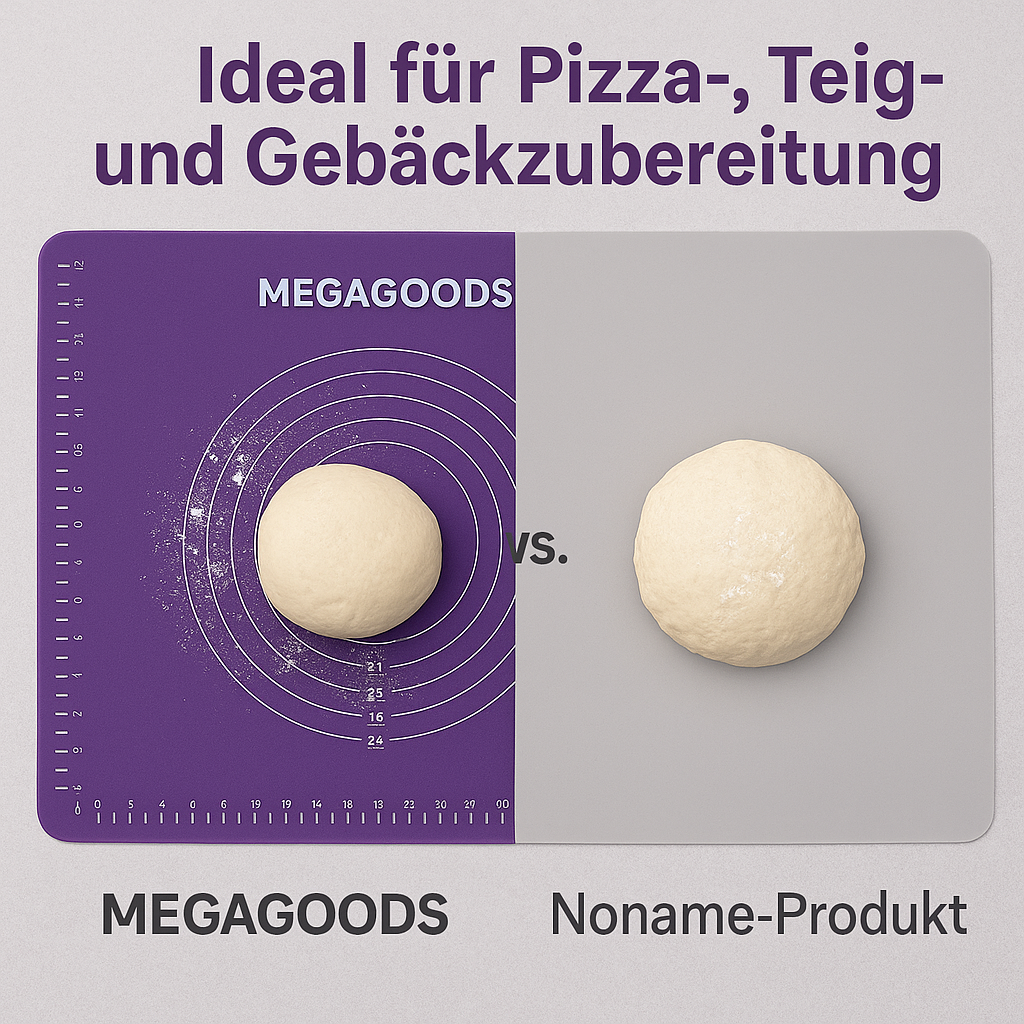 Backmatte Antihaft für Pizza Teig und Gebäck Küche Backzubehör DE.