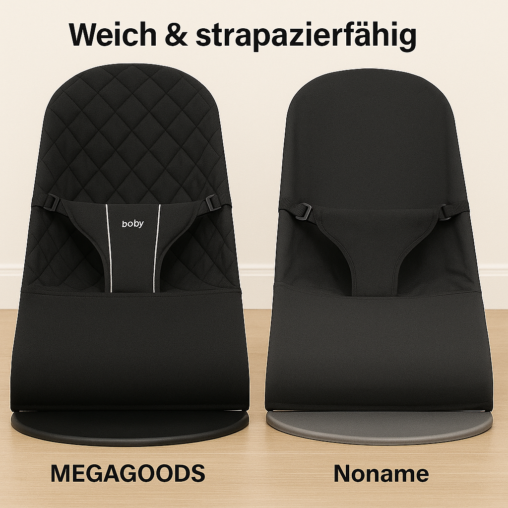 Babywippe Ersatzbezug weich atmungsaktiv für Babyschaukeln DE.