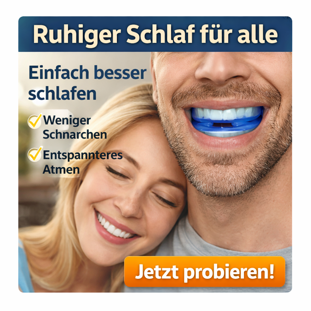Nuraya™ Anti-Schnarch Mundstück – Schnarchhilfe Schnarchschiene sofort einsetzbar!