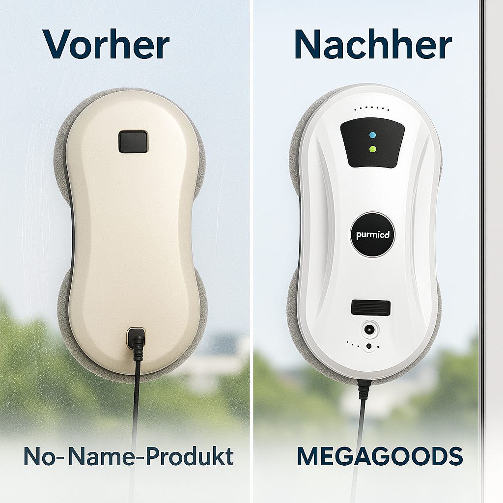 Ultradünner Saugroboter Fensterputzroboter mit Fernbedienung DE.