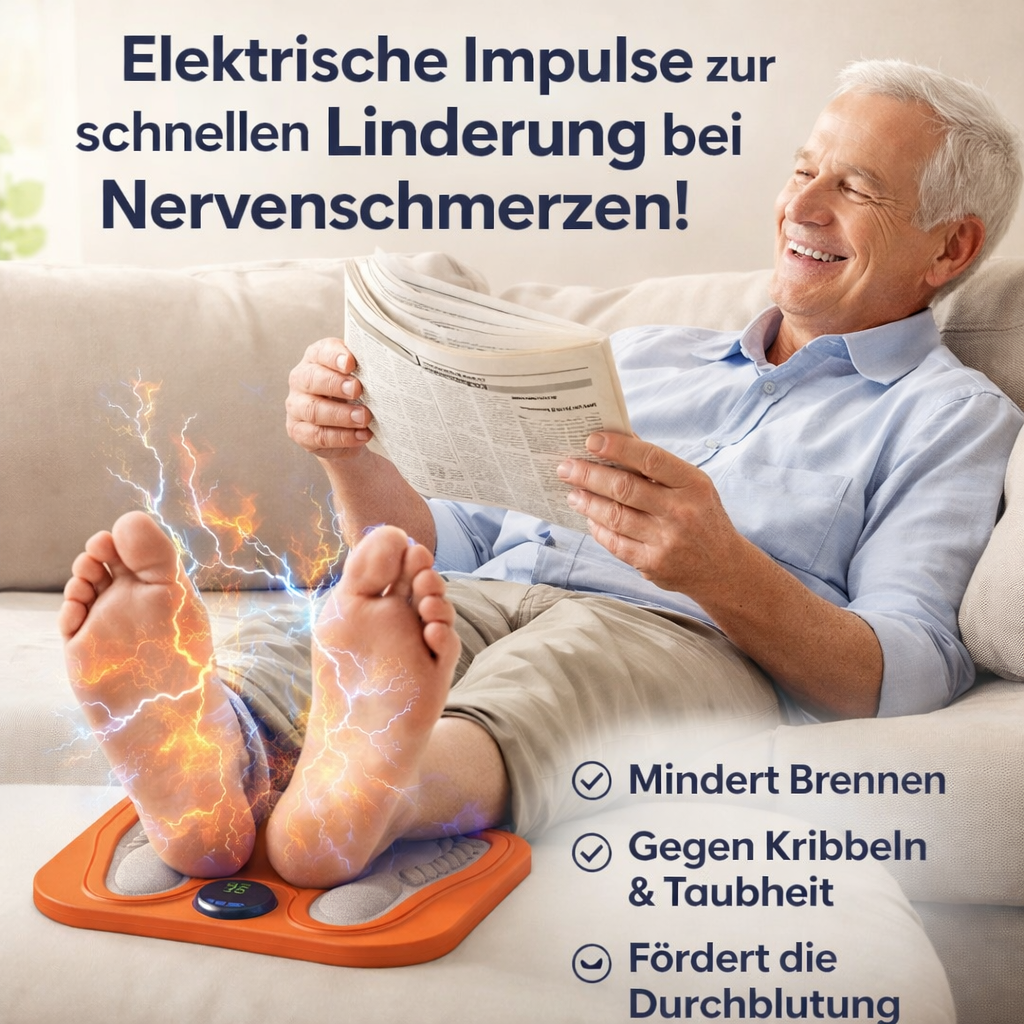 ReNerv 3D™ EMS Fußmassagegerät – gegen Taubheit Kribbeln Nervenschmerzen