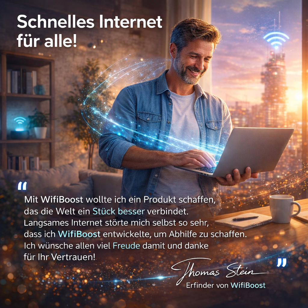 Festberg WifiBoost™ Wifi Extender Wlan Repeater Booster, XtraBoost für Internet!