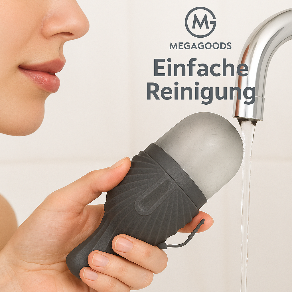 Silicone Eis-Gesichtsroller Massage Gesicht Augen Hals Hautpflege DE.