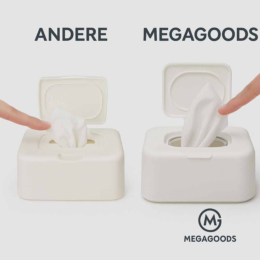 Feuchttuchbox Spender tragbar Aufbewahrung für Tücher DE.