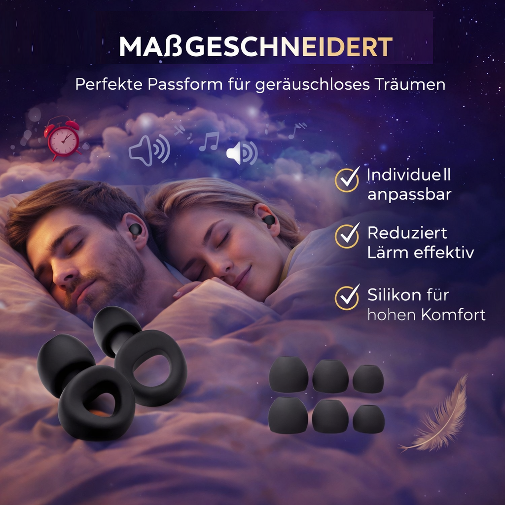 Vespire™ Silent-Ear-Plugs Ohrstöpsel Schlafen | Gehörschutz | Gehörschutzstöpsel