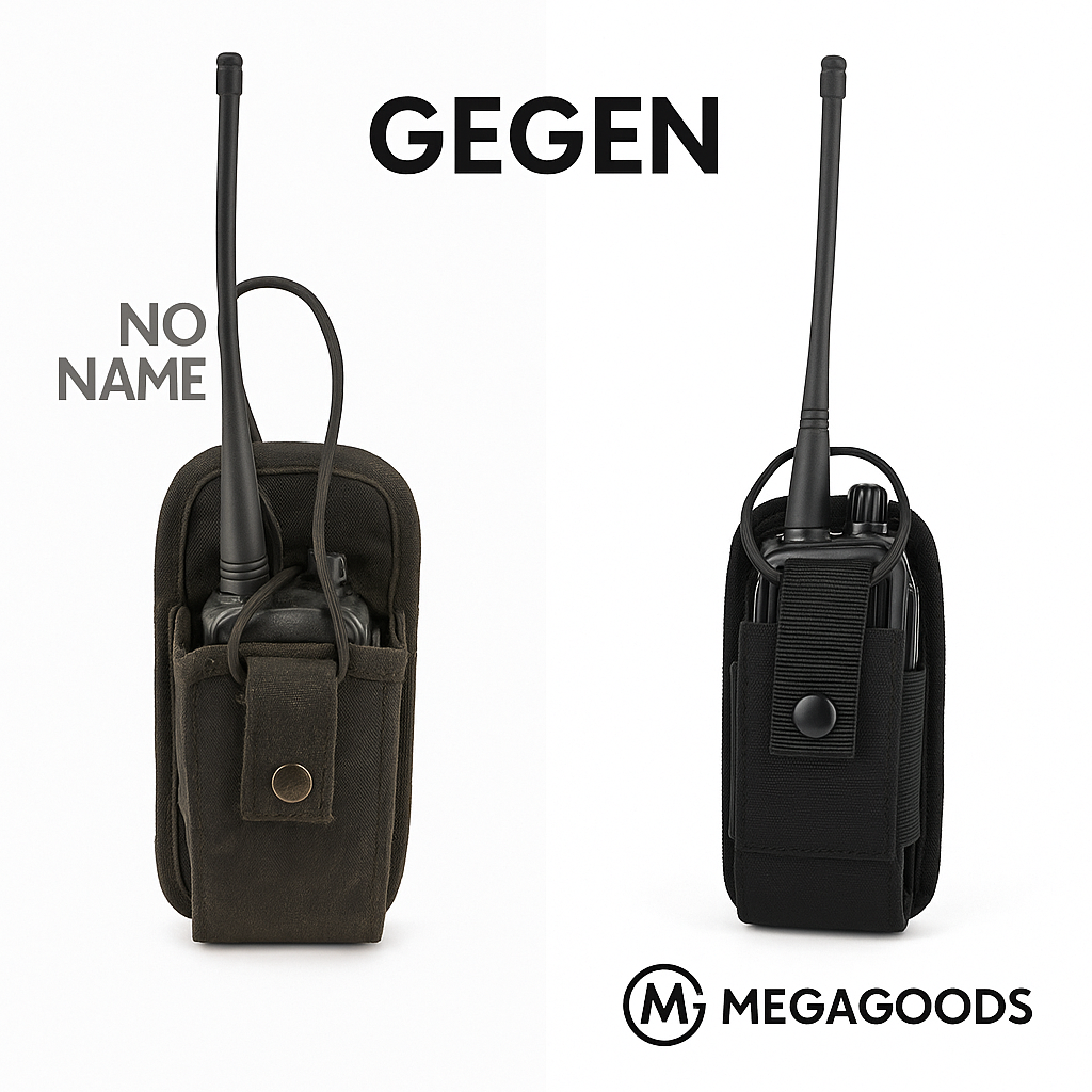 Taktische Funkgerät-Tasche Universal Holster für Gürtel Outdoor DE.