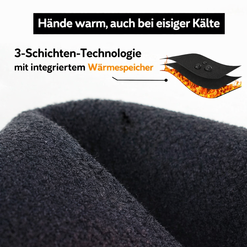 ThermoFit™ Slim Thermo Touchscreen Handschuhe Damen Herren warm & wasserdicht