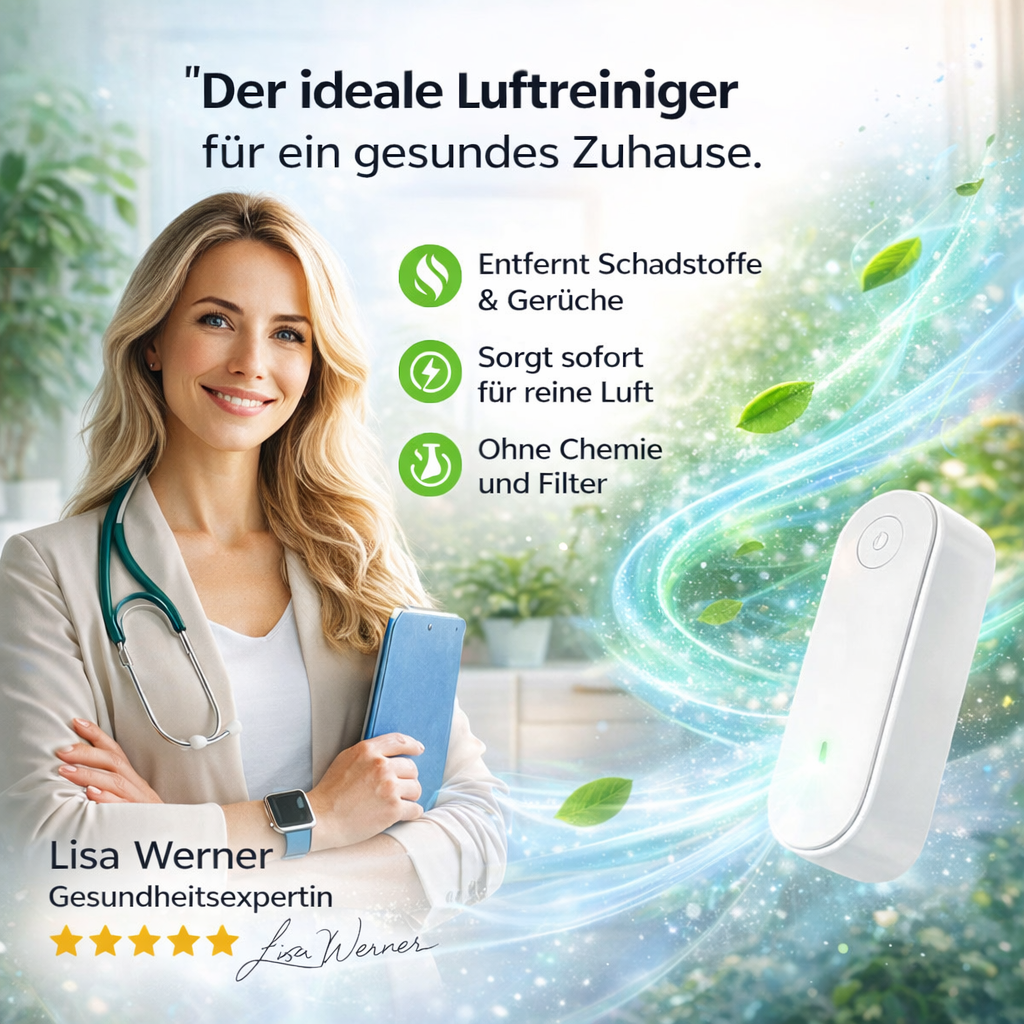 Clairu™ Luftreiniger Ionischer Luftaufbereiter zur Verbesserung der Luftqualität